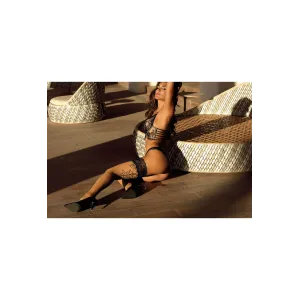 ♥ V-9491 Bustier Schwarz von Axami ♥