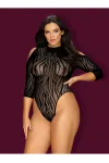 B130 Teddy Schwarz Size Plus von Obsessive Size Plus kaufen - Fesselliebe